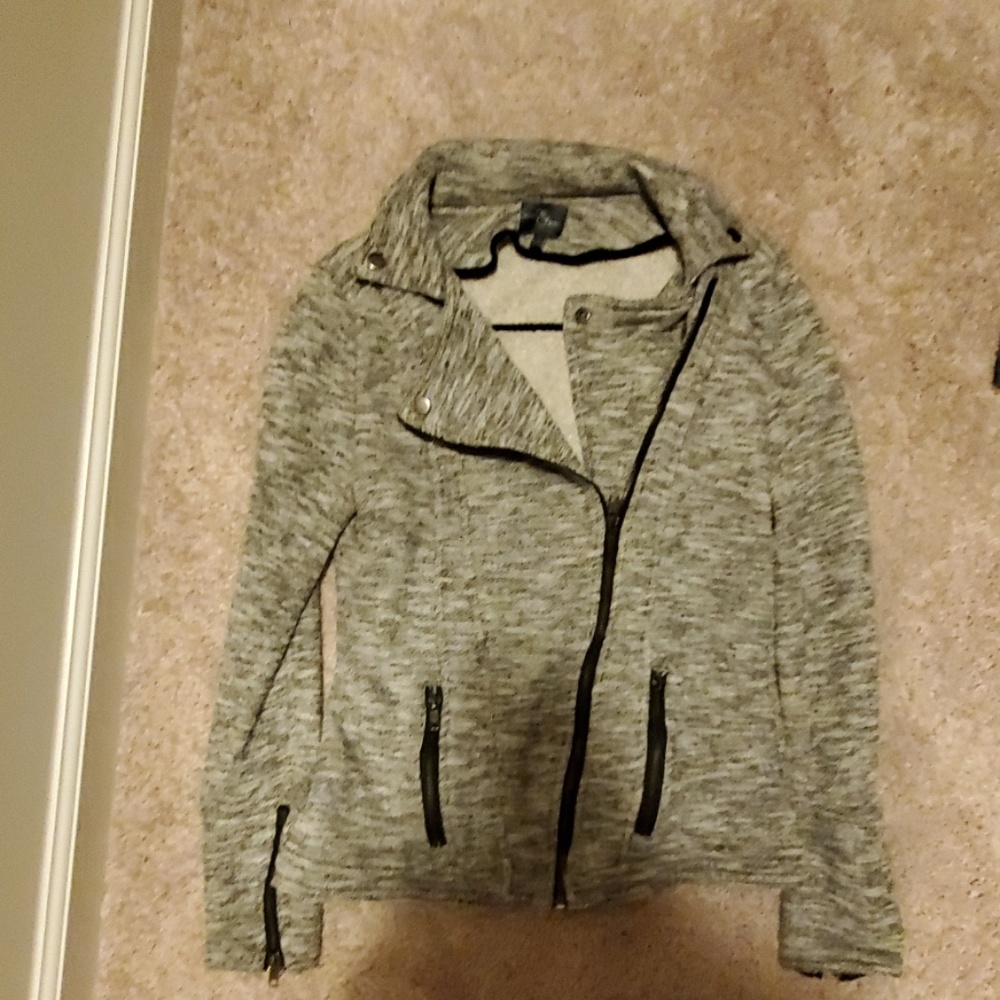 Market & Spruce Elissa French Terry Moto Jacket